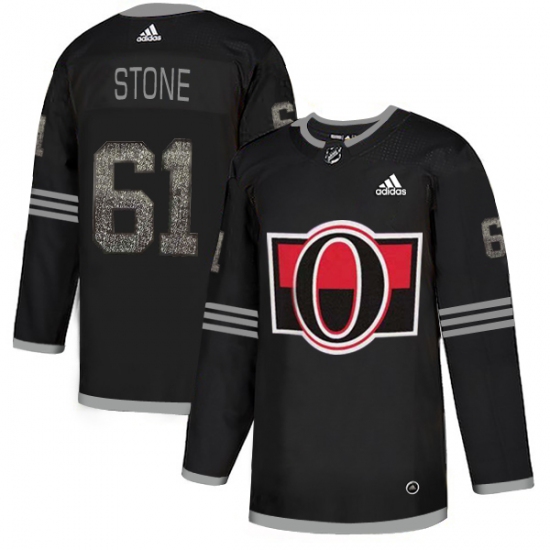 Men's Adidas Ottawa Senators #61 Mark Stone Black_1 Authentic Classic Stitched NHL Jersey - Ujersey
