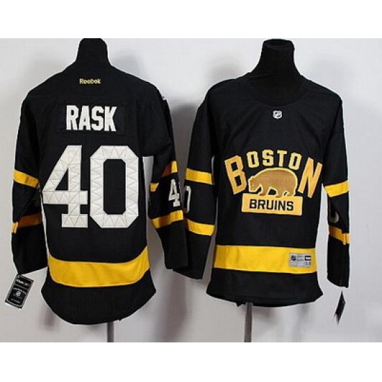 Youth Boston Bruins #40 Tuukka Rask Reebok Black 2016 Winter Classic Premier Jersey - Ujersey