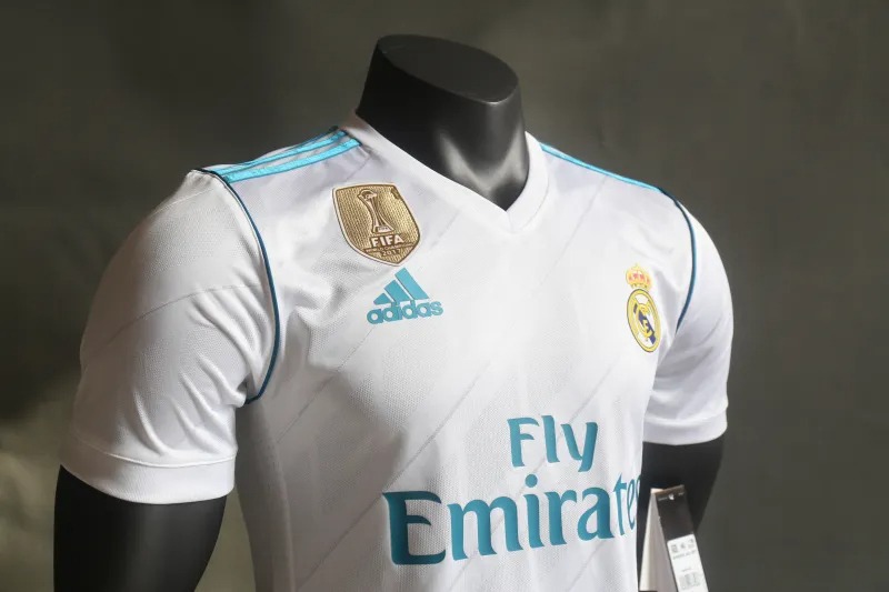 Real Madrid Retro Jersey Home Soccer Shirt 2017/18
