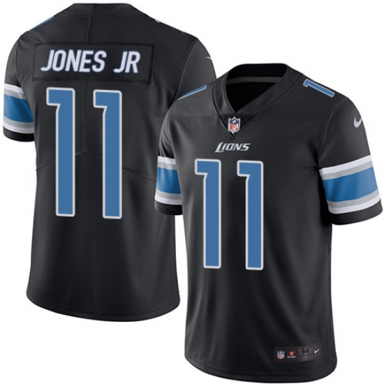 Youth Nike Detroit Lions #11 Marvin Jones Jr Limited Black Rush Vapor Untouchable NFL Jersey - Ujersey