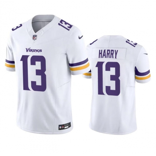 Men's Minnesota Vikings #13 N'Keal Harry White 2023 F.U.S.E. Vapor Untouchable Limited Football Stitched Jersey - Ujersey