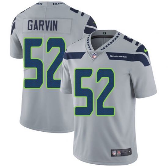 Youth Nike Seattle Seahawks #52 Terence Garvin Grey Alternate Vapor Untouchable Elite Player NFL Jersey - Ujersey