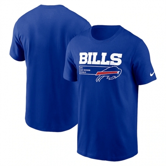 Men's Buffalo Bills Blue Division Essential T Shirt - Ujersey