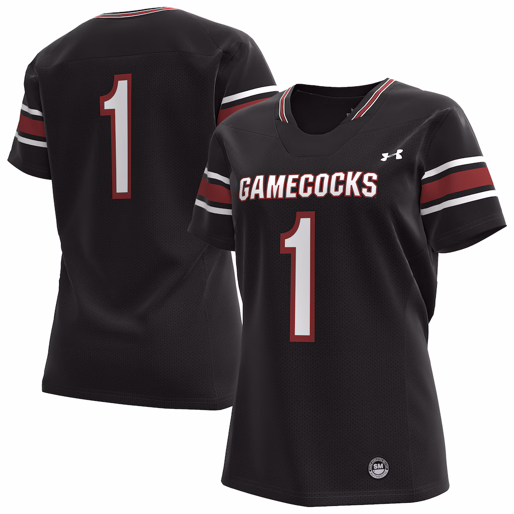 Women's Under Armour Black South Carolina Gamecocks Replica Football Jersey - Ujersey NHL