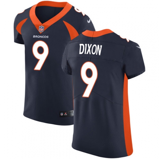 Men's Nike Denver Broncos #9 Riley Dixon Navy Blue Alternate Vapor Untouchable Elite Player NFL Jersey - Ujersey