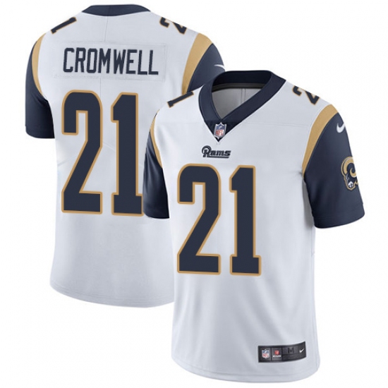 Youth Nike Los Angeles Rams #21 Nolan Cromwell White Vapor Untouchable Limited Player NFL Jersey - Ujersey