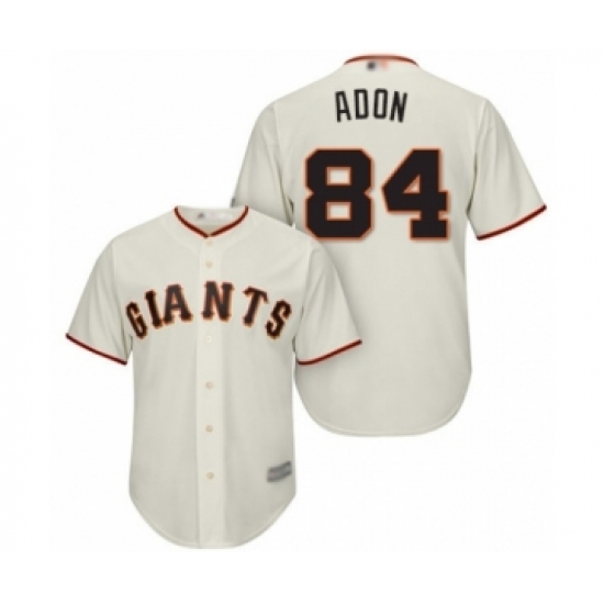 Youth San Francisco Giants #84 Melvin Adon Authentic Cream Home Cool Base Baseball Player Jersey - Ujersey