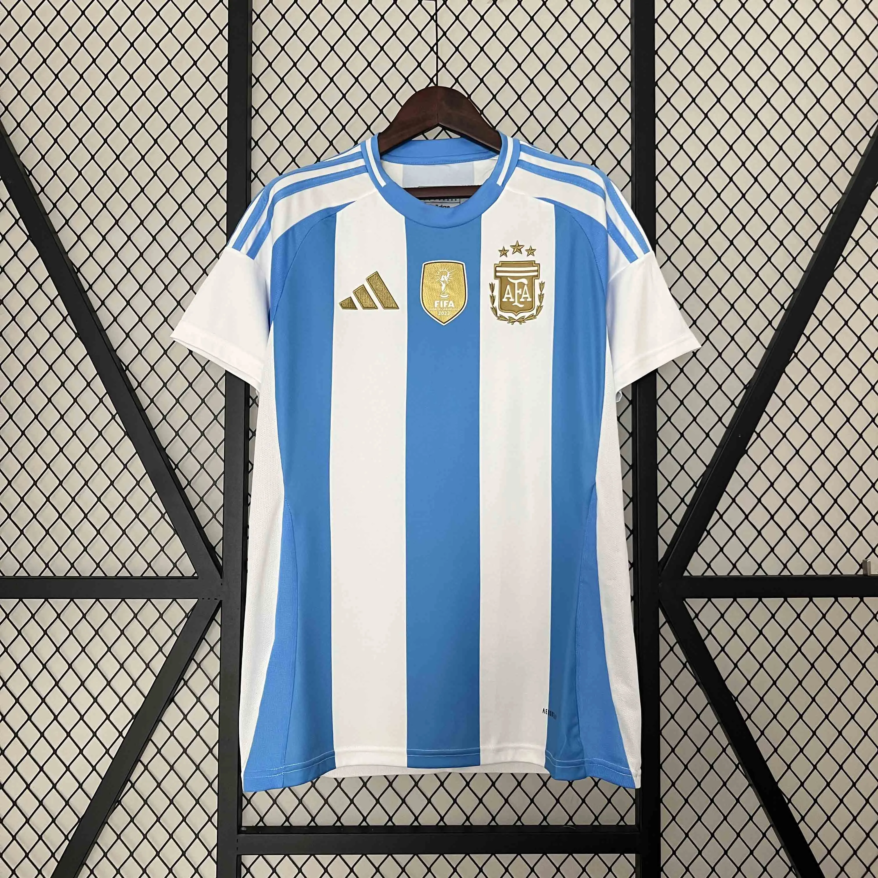 Argentina Soccer Jersey Home Custom Shirt 2024 - ujerseystore