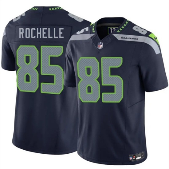 Men's Seattle Seahawks #85 Rashad Rochelle Navy 2026 Draft F.U.S.E. Vapor Untouchable Limited Football Stitched Jersey - Ujersey