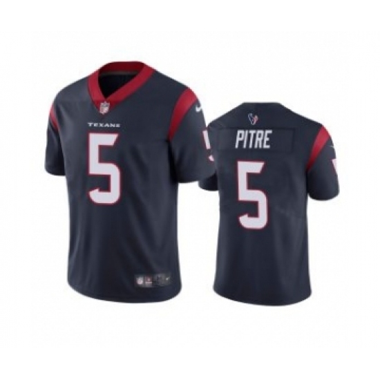 Men's Houston Texans #5 Jalen Pitre Navy Vapor Untouchable Limited Stitched Jersey - Ujersey