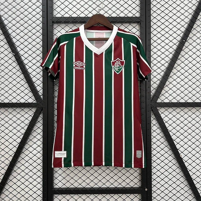 Fluminense FC Soccer Jersey Home Women's Custom Shirt 2025-26 - ujerseystore