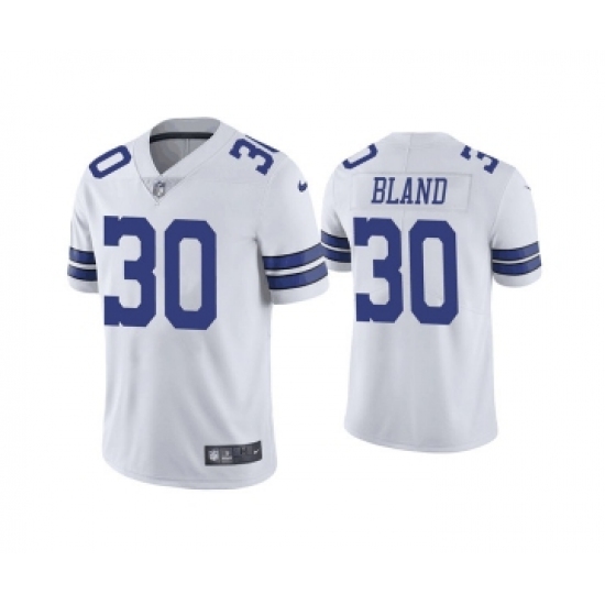Men's Dallas Cowboys #30 DaRon Bland White Vapor Limited Stitched Jersey - Ujersey