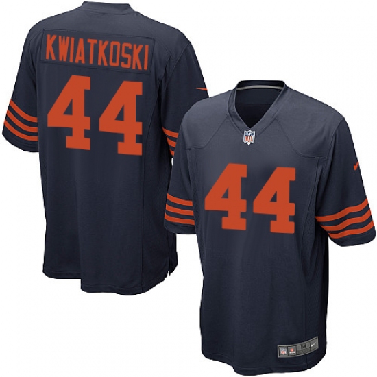 Men's Nike Chicago Bears #44 Nick Kwiatkoski Game Navy Blue Alternate NFL Jersey - Ujersey