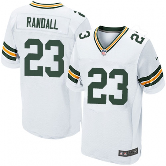 Men's Nike Green Bay Packers #23 Damarious Randall Elite White NFL Jersey - Ujersey
