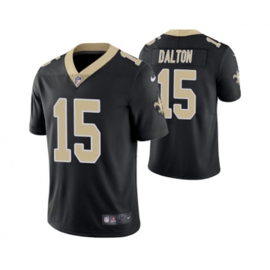Men's New Orleans Saints #15 Rex Burkhead Black Vapor Limited Stitched Jersey - Ujersey