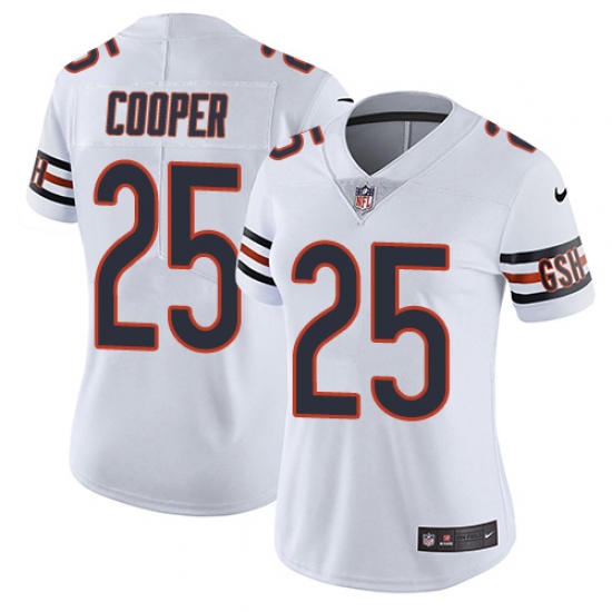 Women's Nike Chicago Bears #25 Marcus Cooper White Vapor Untouchable Limited Player NFL Jersey - Ujersey