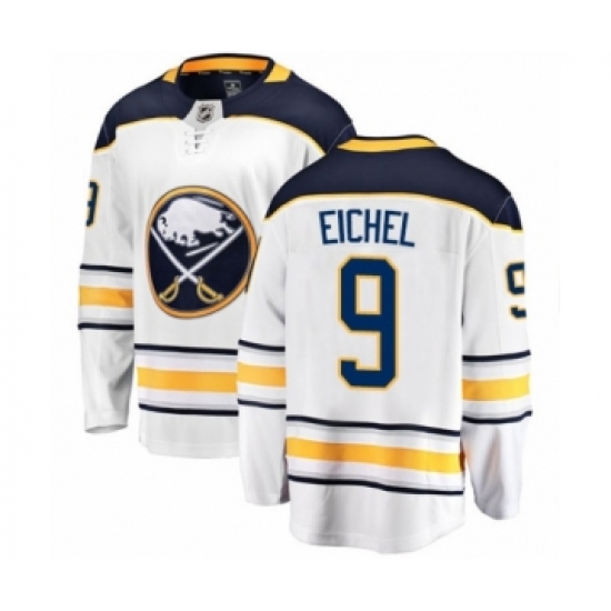 Youth Buffalo Sabres #9 Jack Eichel Fanatics Branded White Away Breakaway NHL Jersey - Ujersey
