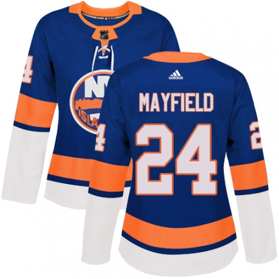 Women's Adidas New York Islanders #24 Scott Mayfield Premier Royal Blue Home NHL Jersey - Ujersey