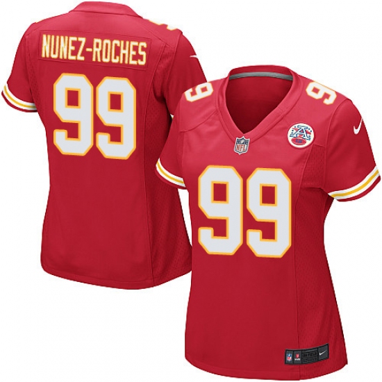 Women's Nike Kansas City Chiefs #99 Rakeem Nunez-Roches Game Red Team Color NFL Jersey - Ujersey