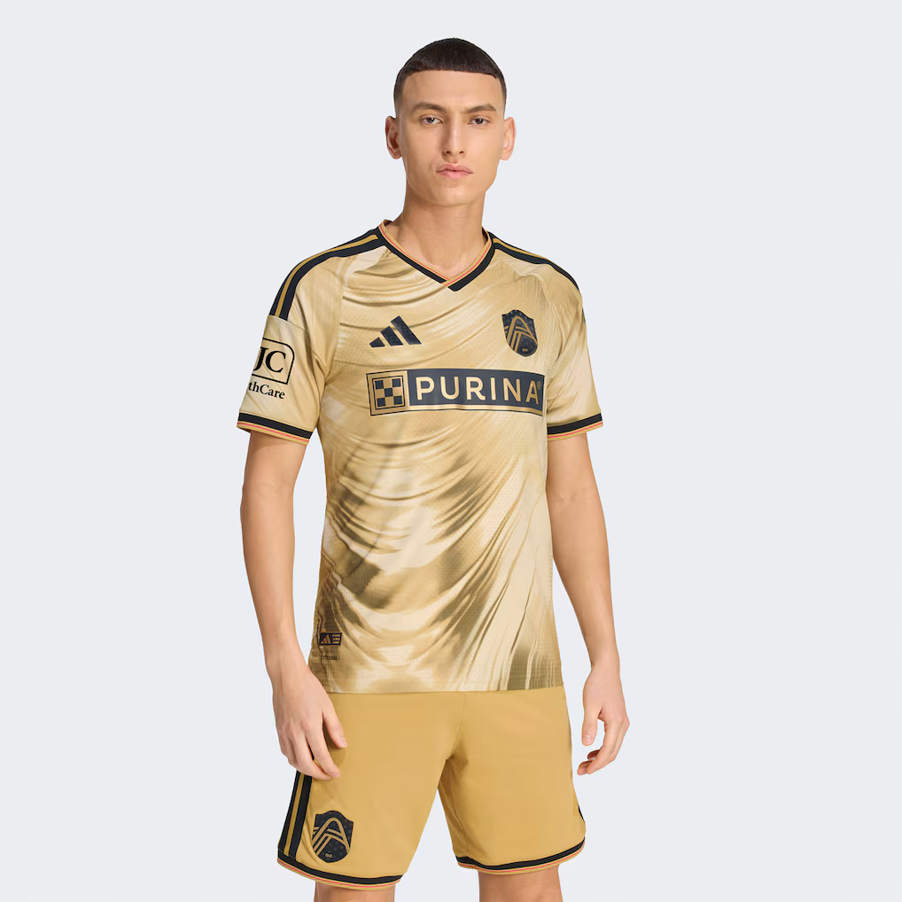 Men's St. Louis CITY SC adidas Yellow 2026 The Tina Turner Kit On-Field Authentic Patch Jersey - ujerseystore