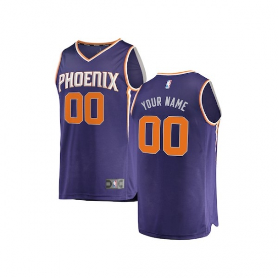 Youth Phoenix Suns Fanatics Branded Purple Fast Break Custom Replica Jersey - Icon Edition - Ujersey