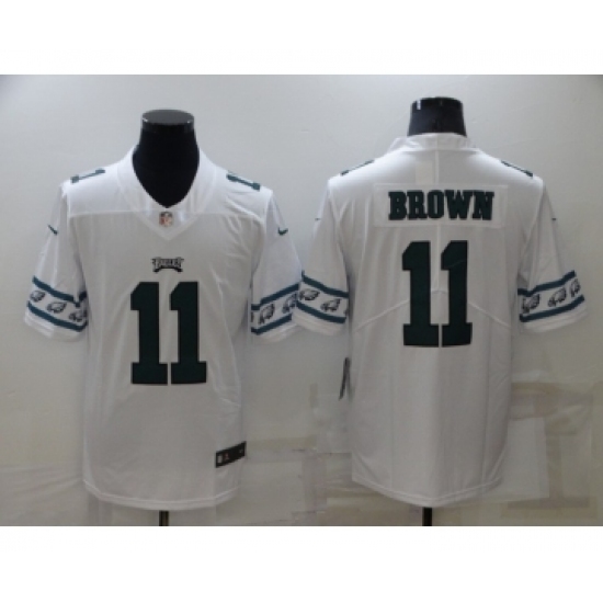 Men's Philadelphia Eagles #11 A. J. Brown White 2019 NEW Vapor Untouchable Stitched NFL Nike Limited Jersey - Ujersey