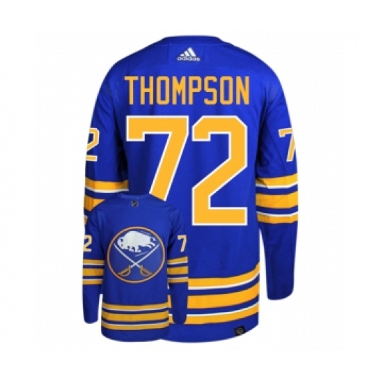 Men's Buffalo Sabres #72 Tage Thompson Blue Stitched Jersey - Ujersey