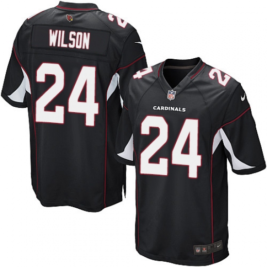 Men's Nike Arizona Cardinals #24 Adrian Wilson Game Black Alternate NFL Jersey - Ujersey