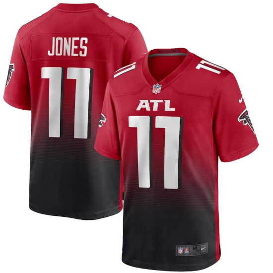 Men's Atlanta Falcons #11 Julio Jones Nike Red 2nd Alternate Limited Jersey