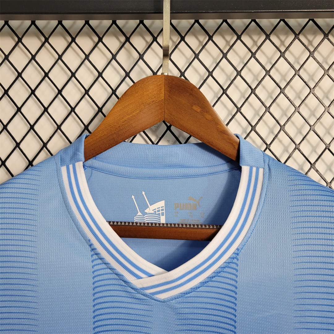 Manchester City Football Jersey Home Long Sleeve Shirt 2023/24