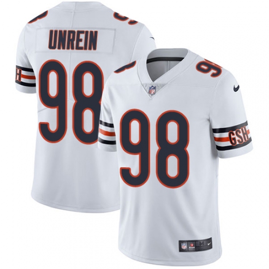 Youth Nike Chicago Bears #98 Mitch Unrein White Vapor Untouchable Limited Player NFL Jersey - Ujersey