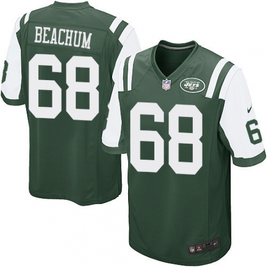 Men's Nike New York Jets #68 Kelvin Beachum Game Green Team Color NFL Jersey - Ujersey