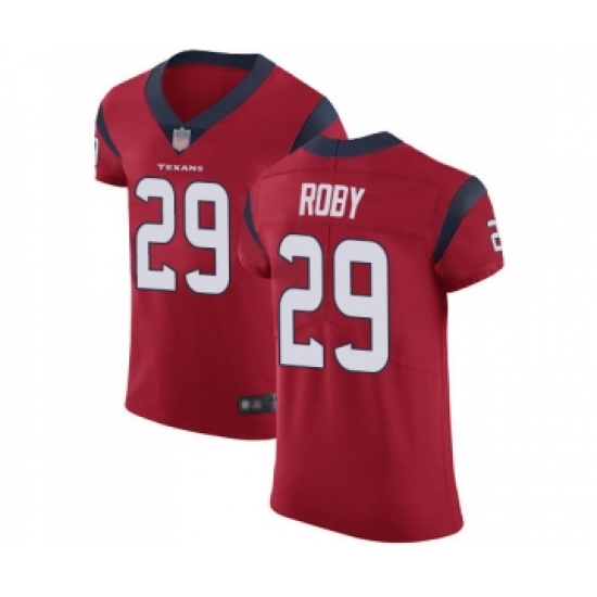 Men's Houston Texans #29 Bradley Roby Red Alternate Vapor Untouchable Elite Player Football Jersey - Ujersey