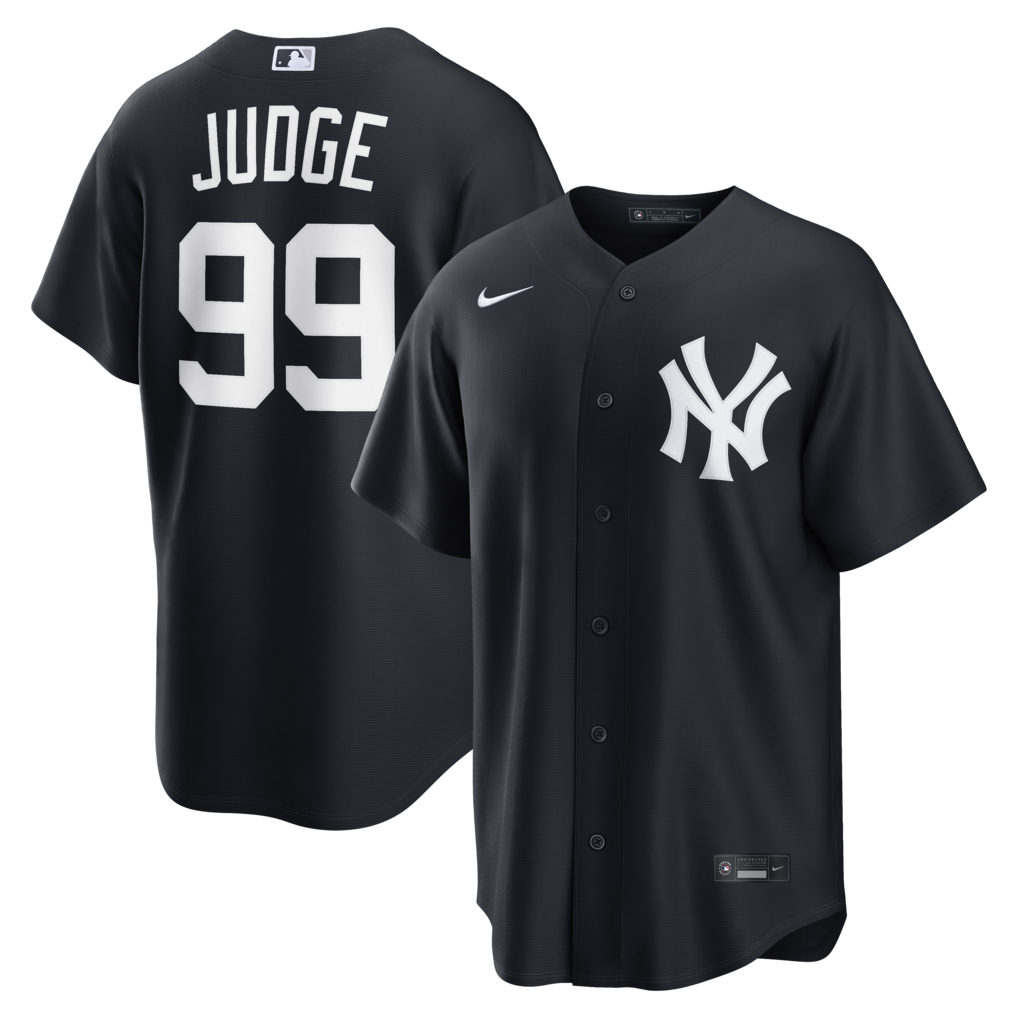 Men's New York Yankees Aaron Judge Nike Navy Alternate Replica Jersey - SUjersey01