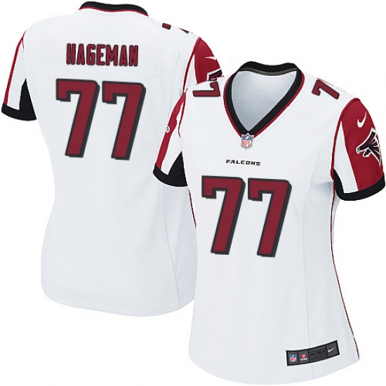 Women's Nike Atlanta Falcons #77 Ra'Shede Hageman Game White NFL Jersey - Ujersey