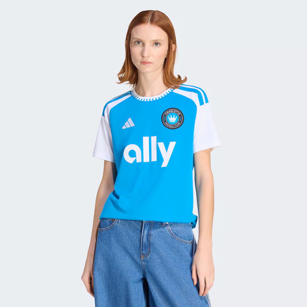 Women's Charlotte FC adidas Blue 2026 Carolina Kit: Crowns Up Replica Jersey