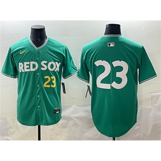 Men's Boston Red Sox #23 Romy González Green 2025 City Connect Limited Stitched Baseball Jersey - Ujersey