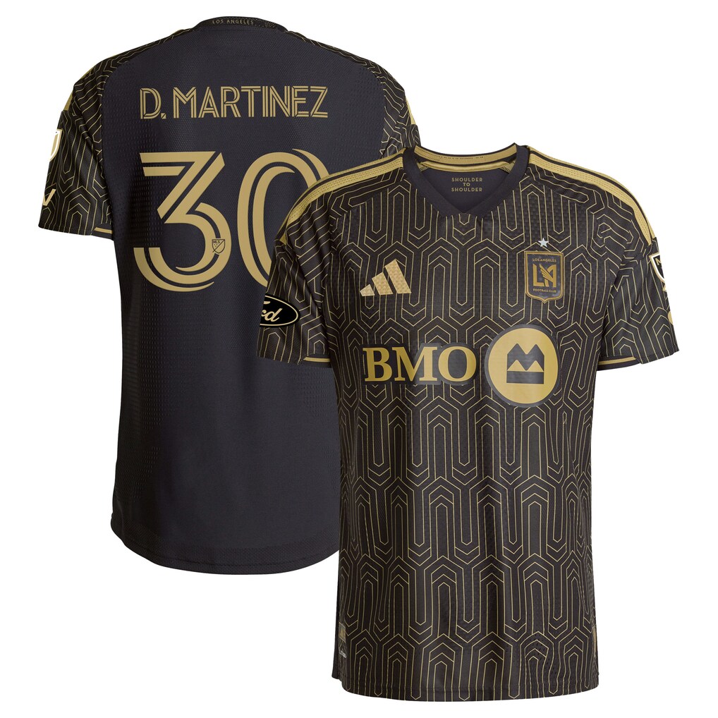Men's LAFC David Martínez adidas Black 2026 2026 Primary Kit On-Field Authentic Patch Jersey - Ujersey