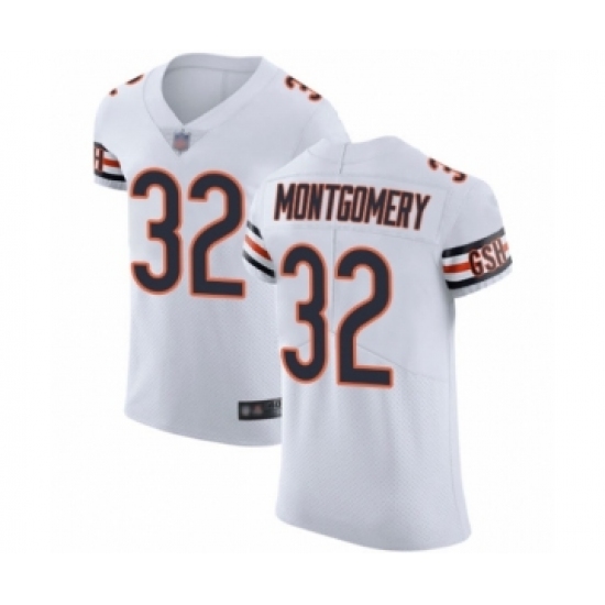Men's Chicago Bears #32 David Montgomery White Vapor Untouchable Elite Player Football Jersey - Ujersey
