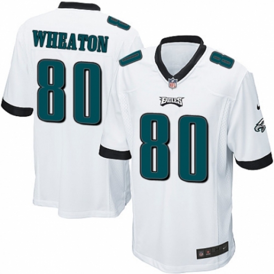 Men's Nike Philadelphia Eagles #80 Markus Wheaton Game White NFL Jersey - Ujersey