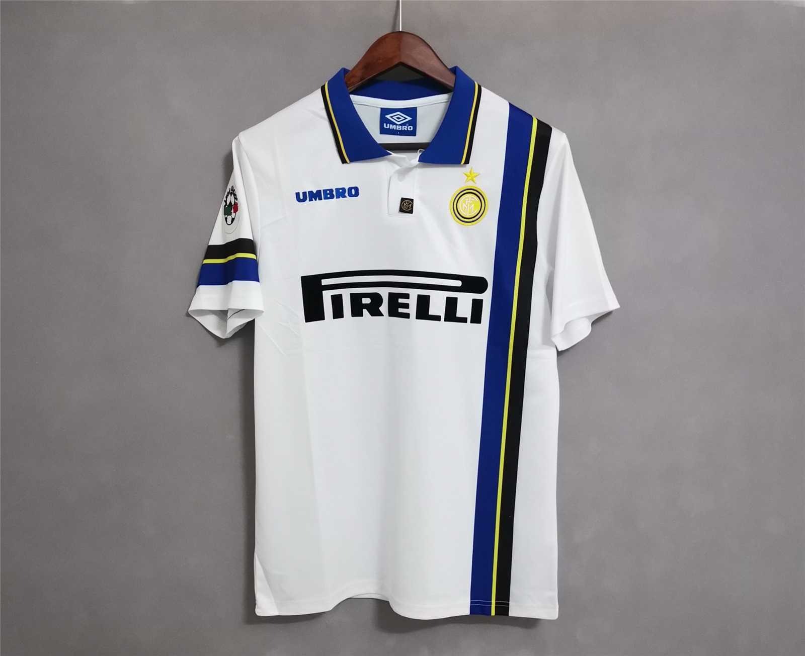 Inter Milan Jersey Custom Away Soccer Jersey 1997/98