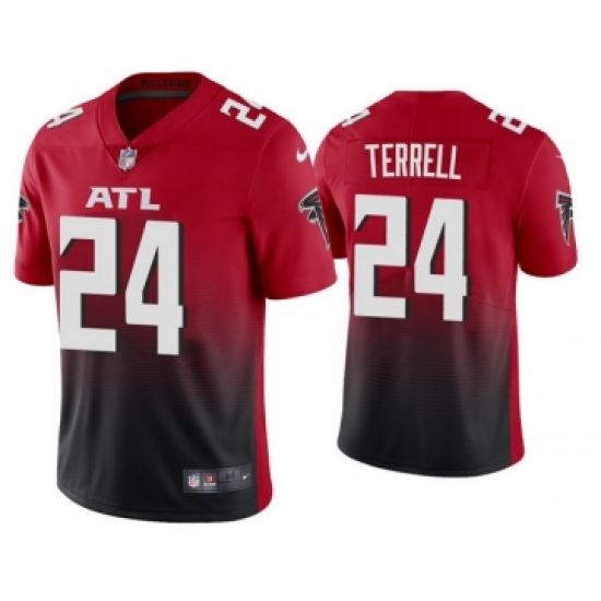 Men's Atlanta Falcons #24 A.J. Terrell 2020 Red 2nd Alternate Vapor Limited NFL Stitched NFL Jersey - Ujersey