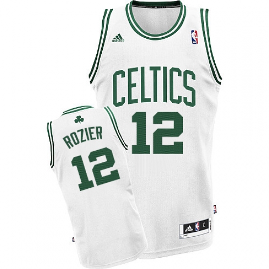 Men's Adidas Boston Celtics #12 Terry Rozier Swingman White Home NBA Jersey - Ujersey