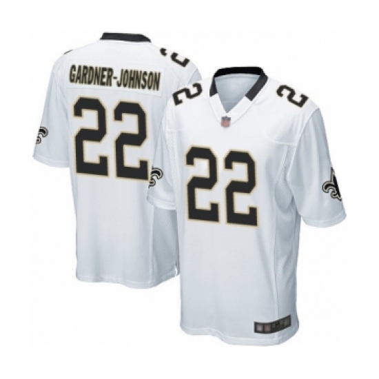 Men's New Orleans Saints #22 Chauncey Gardner-Johnson Game White Football Jersey - Ujersey