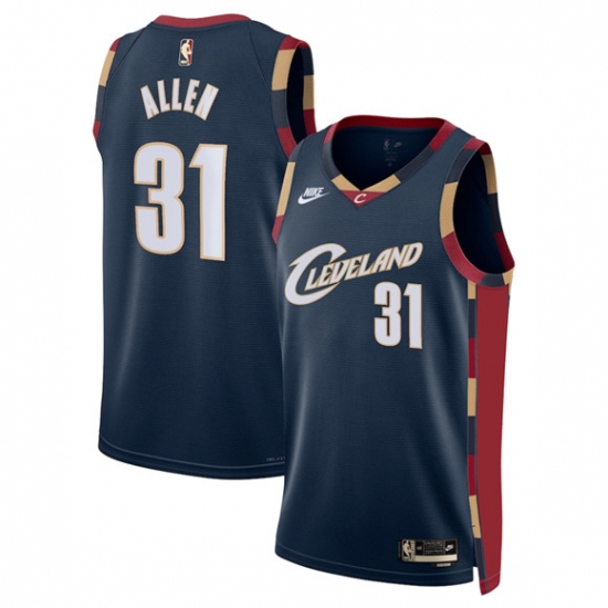 Men's Cleveland Cavaliers #31 Jarrett Allen Navy 2025 Classic Edition Stitched Jersey - Ujersey