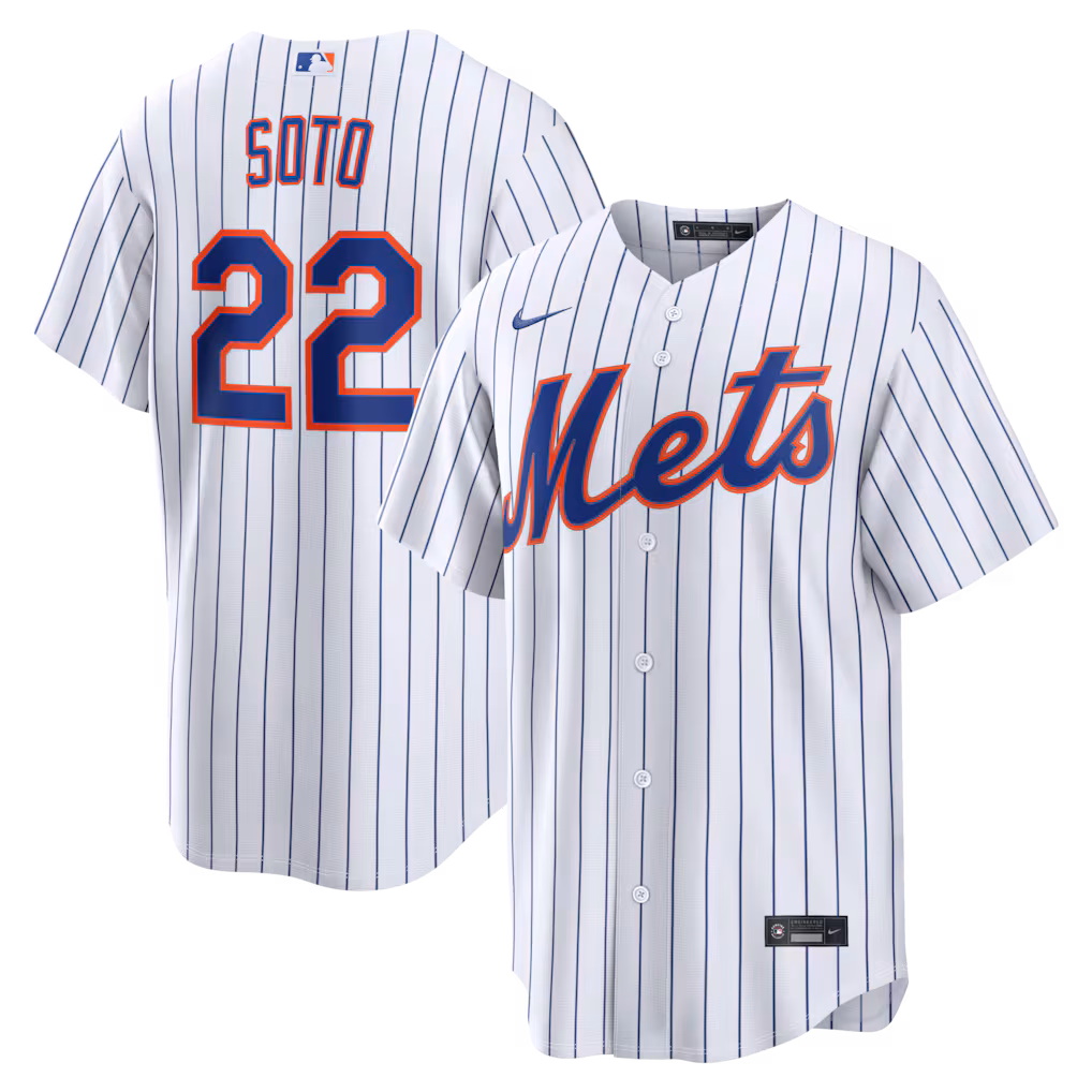 Men's New York Mets Juan Soto Nike White Home Replica Jersey