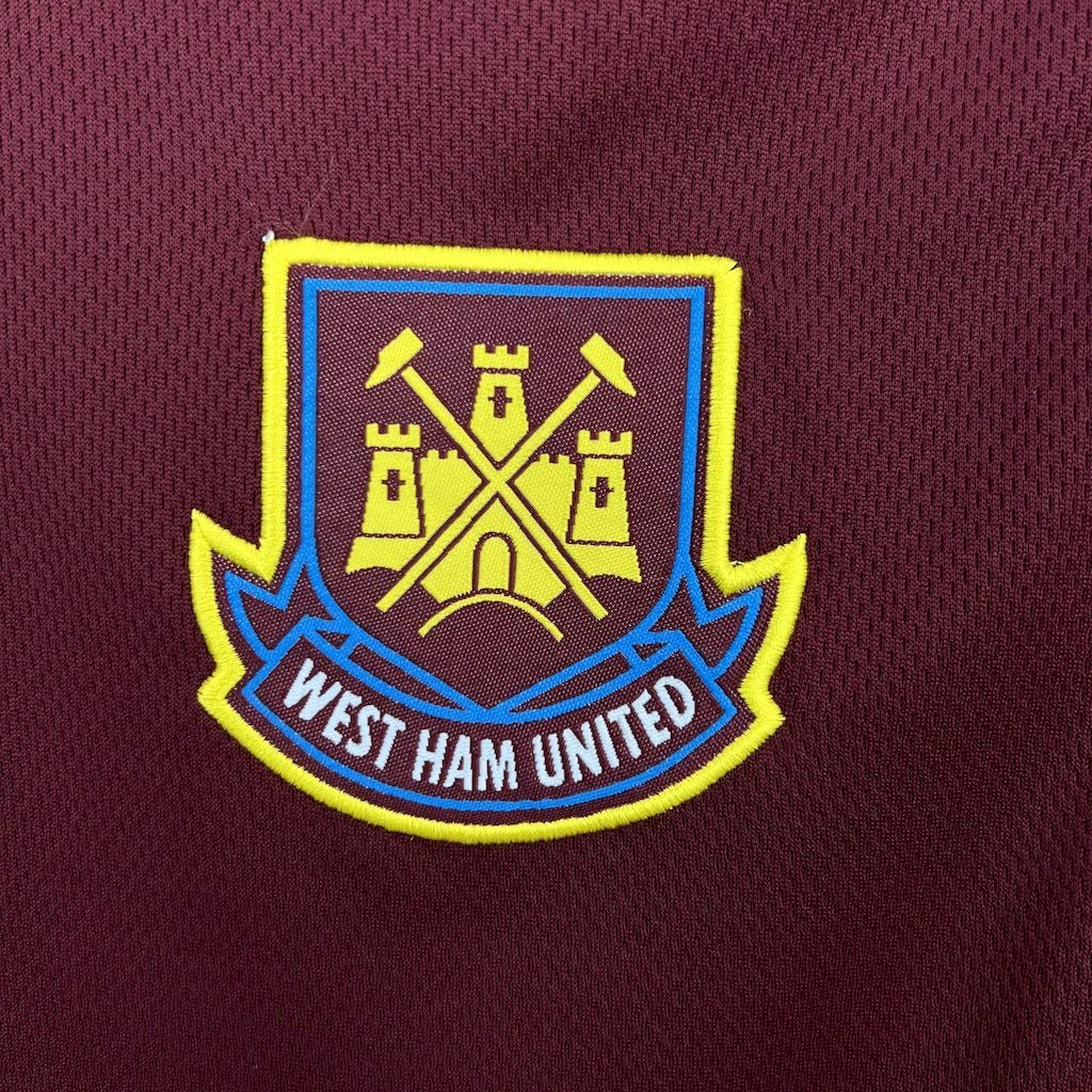 West Ham United Retro Football Jersey Home Custom Shirt 1999/01 - ujerseystore