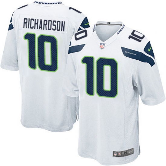 Men's Nike Seattle Seahawks #10 Paul Richardson Game White NFL Jersey - Ujersey
