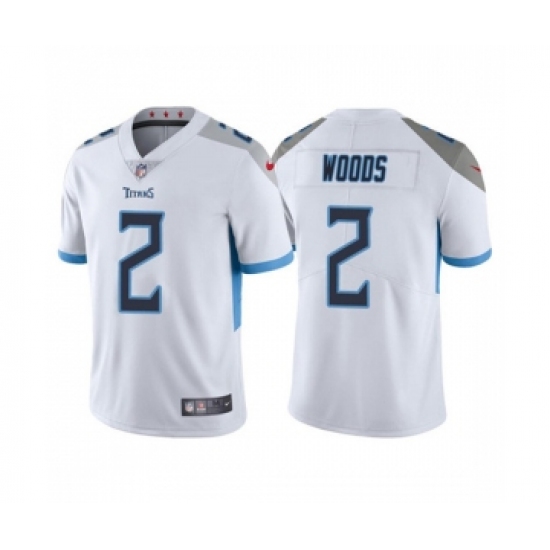 Men's Tennessee Titans #2 Robert Woods White Vapor Untouchable Stitched Jersey - Ujersey