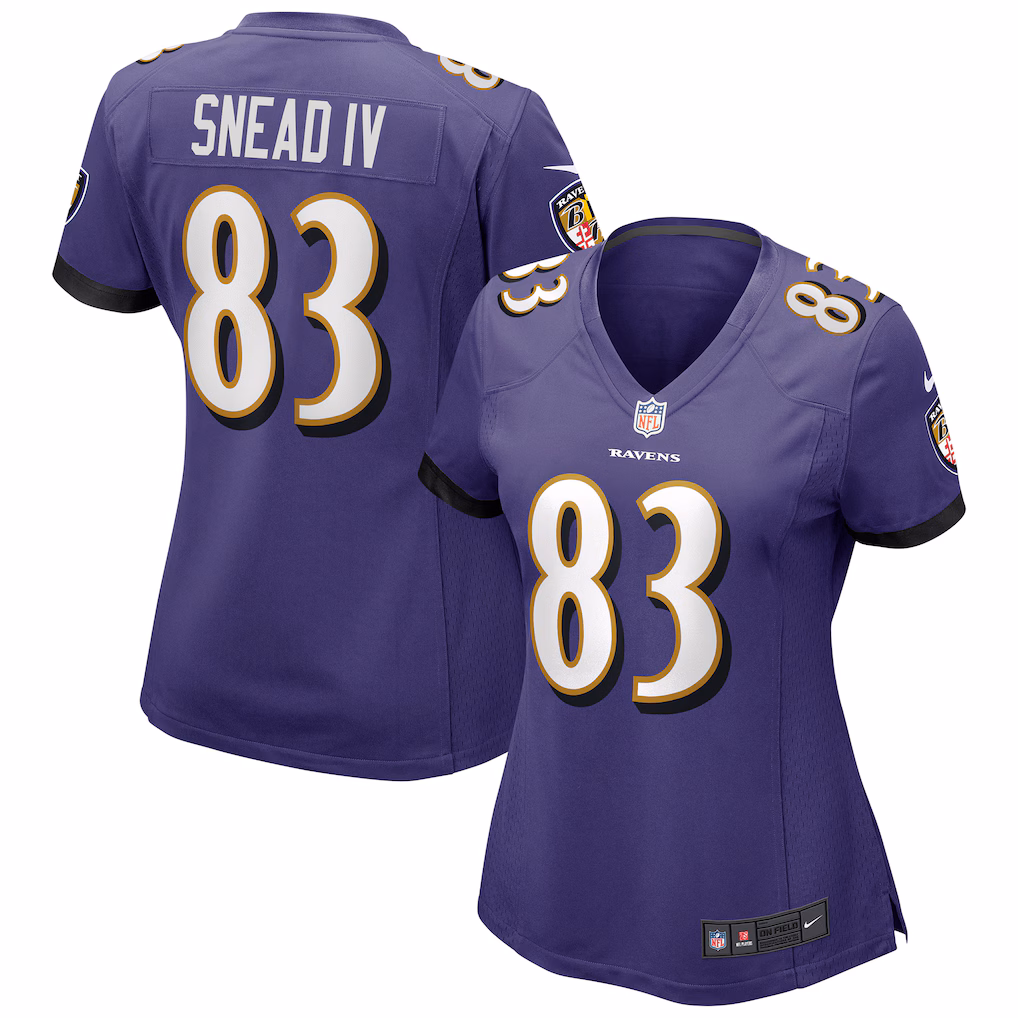 Women's Baltimore Ravens Willie Snead IV Nike Purple Game Jersey